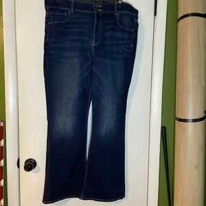 Womens Plus Hi-Rise Artist Flare Jean